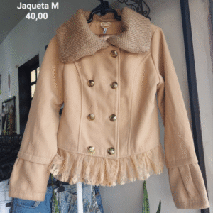 Jaqueta em lã batida TAM: M