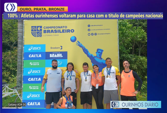 Atletas de Ourinhos fazem história no Atletismo Paralímpico Brasileiro